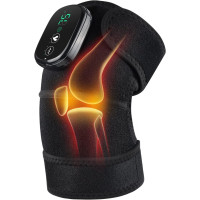 Массажер для колена с подогревом и вибрацией ERHIVORA HC-008 одобренный FSA грелка для колена при артрите с массажем чёрный бандаж-наколенник с подогревом (my-17023)