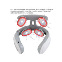 Масажер для шиї JT-008 інтелектуальний портативний масажер із функцією нагрівання заряджається через USB (my-18074)