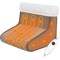 Електрична грілка для ніг COMFIER CF-2432-EU з 6 рівнями температури та автоматичним відключенням сірий (my-14026)