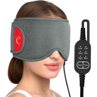 Маска для глаз Comfytemp с подогревом для лечения сухости глаз с 3 настройками температуры и времени серый (my-14006)