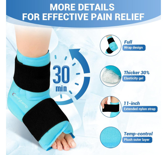 Пакет со льдом Comfytemp для голеностопного сустава 1 шт (my-18121)