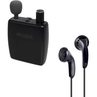 Перезаряжаемый слуховой усилитель IROGER I8 с наушником-капелькой (my-18127)