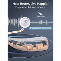 Перезаряжаемое звуковое устройство Elctrtici 1505 шумоподавление 2 режима 20-часовой аккумулятор (my-18113)