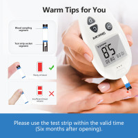 Сахароизмерительный прибор Sinocare Safe Accu с 10 тест-полосками (my-18108)