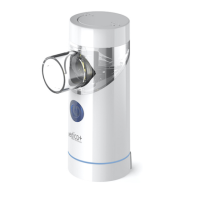 Ультразвуковий Меш інгалятор для дорослих та дітей Medica-Plus Breath Control 5.0 портативний небулайзер (my-3123)