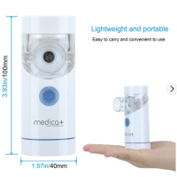 Ультразвуковой Меш ингалятор для взрослых и детей Medica-Plus Breath Control 5.0 портативный небулайзер (my-3123)
