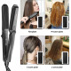 Випрямляч для волосся прасок із 4 змінними турмаліновими керамічними пластинами CkeyiN HS200 чорний (my-4107)