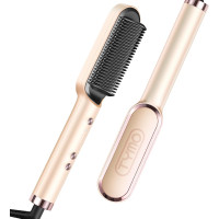Выпрямитель для волос TYMO Ring Hair Straightener Brush – утюжок для выпрямления волос со встроенной расческой быстрый нагрев защита от ожогов (my-17046)