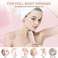 Женский водонепроницаемый USB-триммер с двойной головкой 2 в 1 QEWEUUIE 01 (my-17118)