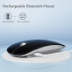 Беспроводная Bluetooth-мышь Uiosmuph U30, перезаряжаемая мышь (песочно-черный) (my-4324)