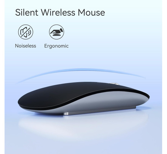 Бездротова Bluetooth-миша Uiosmuph U30, миша, що перезаряджається (пісочно-чорний) (my-4324)