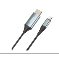 Кабель адаптер перехідник Lightning/HDMI Hoco 15UA FullHD 3 м, для передачі відео на великий екран (my-4328)