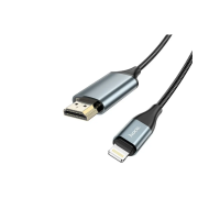 Кабель адаптер переходник Lightning/HDMI Hoco 15UA FullHD 3 м, для передачи видео на большой экран (my-4328)
