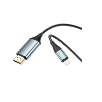 Кабель адаптер переходник Lightning/HDMI Hoco 15UA FullHD 3 м, для передачи видео на большой экран (my-4328)