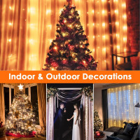 Светодиодная гирлянда для оконных штор Anpro Led Light Curtain 3M X 3M (my-4316)