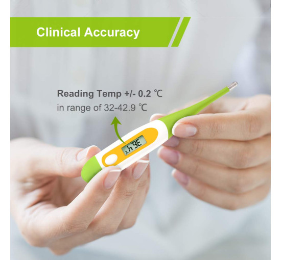 Цифровий термометр Easy@Home BT-A21CN для вимірювання температури тіла (my-087)