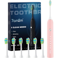 Електрична зубна щітка 7AM2M Sonic рожевий (my-9044)