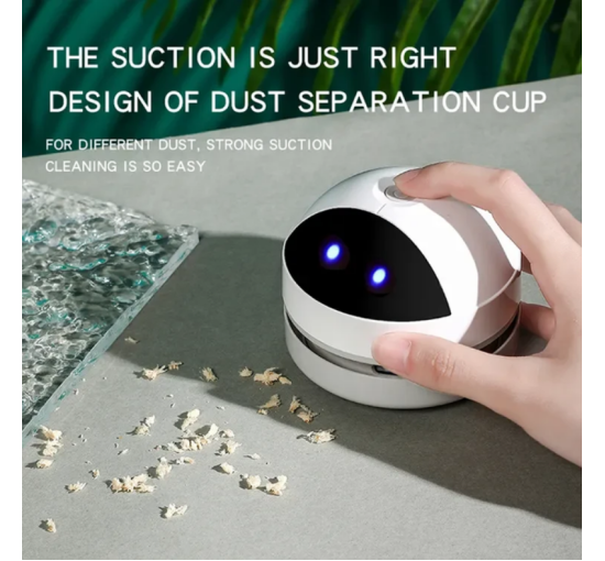 Портативний настільний міні-пилосос для збору пилу M19 mini vacuum cleaner OEM (my-18149)