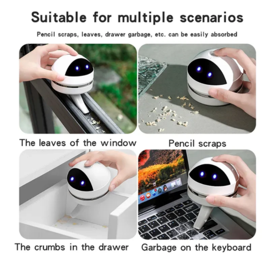 Портативний настільний міні-пилосос для збору пилу M19 mini vacuum cleaner OEM (my-18149)