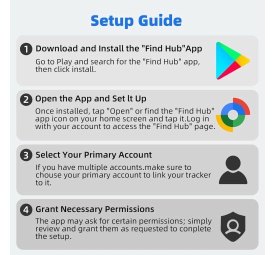Оновлені мітки для Android-трекера 2025 розумний Bluetooth-трекер, сумісний з додатком Find Hub (my-18095)