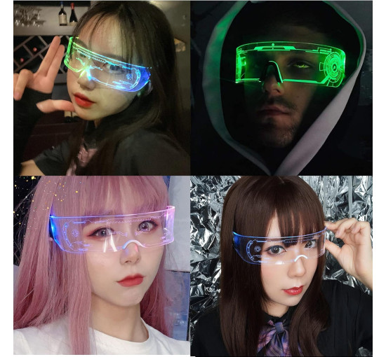 Светодиодные очки Visor A1 с подсветкой (my-17199)