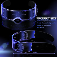 Светодиодные очки Visor A1 с подсветкой (my-17199)