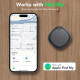 Bluetooth-метка Air Tracker для поиска предметов (4 шт.) с функцией поиска ключей, совместимая с Apple Find My (только iOS), водонепроницаемость IP67 (my-17140)