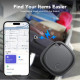 Bluetooth-метка Air Tracker для поиска предметов (4 шт.) с функцией поиска ключей, совместимая с Apple Find My (только iOS), водонепроницаемость IP67 (my-17140)