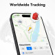 Bluetooth-метка Air Tracker для поиска предметов (4 шт.) с функцией поиска ключей, совместимая с Apple Find My (только iOS), водонепроницаемость IP67 (my-17140)