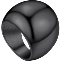 Жіноче чорне кільце з нержавіючої сталі GOLDCHIC JEWELRY на мізинець, товсте кільце 23 мм, розмір: 12 (15387) Жіноче чорне кільце з нержавіючої сталі GOLDCHIC JEWELRY на мізинець, товсте кільце 23 мм, розмір: 12 (15387)