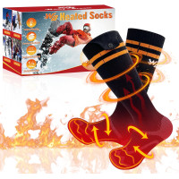 Носки Wndy's Dream  HS001  для мужчин и женщин с электрическим подогревом и аккумуляторной батареей емкостью 5000 мАч (my-1078)