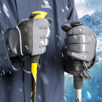 Чоловічі сенсорні зимові рукавички Kyncilor для мотоциклістів, велоспорту та катання на лижах, протиковзкі та вітрозахисні, сірі, розмір М (my-14089)