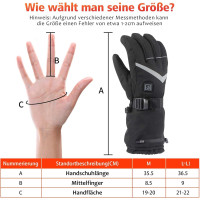 Покращені рукавички з підігрівом для зимового відпочинку на мотоциклі, велоспорті, катанні на лижах LOTTBUTY розмір М (my-3146)