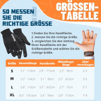 Зимові теплі вітрозахисні дитячі рукавички WESTGIRL для бігу, велоспорту на відкритому повітрі зі світловідбивним дизайном для сенсорних екранів, чорні, розмір XXL (my-14117)