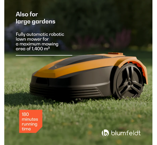 Розумна газонокосарка-робот Blumfeldt Garden Hero 10045967 (my-5070) б/у