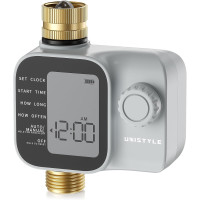 Таймер подачі води для саду латунь Unistyle сірий (my-17056)