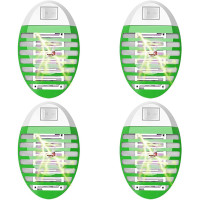 Електрична лампа від комах комарів мух молі зі світлом Queath (упаковка з 4 штук) (my-17087)