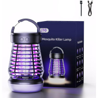Лампа 3 в 1 для кемпінгу засіб від комарів молі та мух 2000 мА·год зі світлодіодним підсвічуванням (my-17025)