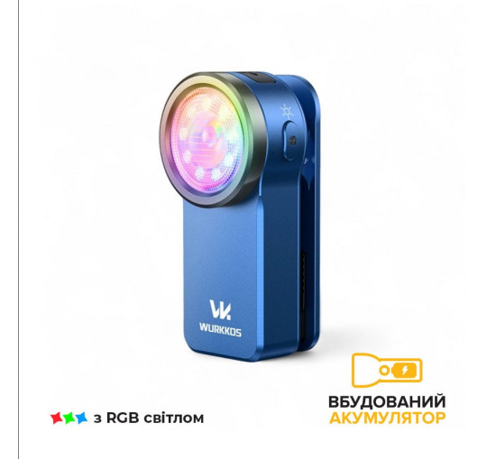 Ліхтарик Wurkkos HD03 Clip Light Blue (my-17128)