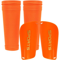 Щитки та рукави для захисту гомілки для юнацького футболу Chihutown (розміри L, чорні, сині, салатові, помаранчеві, білі), дитяче захисне екіпірування, комплексний захист для ніг (my-12040)