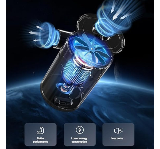 Портативный электрический воздушный насос для надувных матрасов HUISHIDAI LQ-168 (my-18104)