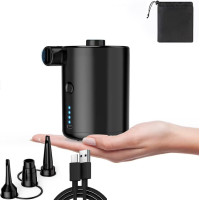 Портативный электрический воздушный насос для надувных матрасов HUISHIDAI LQ-168 (my-18104)