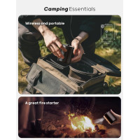 Портативний електричний повітряний насос для надувних матраців HUISHIDAI LQ-168 (my-18104)