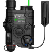 ИК видимый зеленый лазер для страйкбола ACTIONUNION Airsoft PEQ-15 Pro IR Laser + UHP (my-4210)