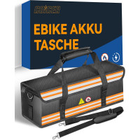 Защитная огнестойкая сумка для аккумулятора электровелосипеда COICER М-42x13x14 см черный (my-15030)