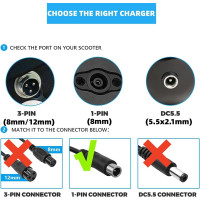 Адаптер питания 42 В для зарядного устройства самоката Bird & Lime для литий-ионного аккумулятора 36 В (my-4057)