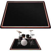 Килимок для барабана 6x5 футів з нековзною нижньою частиною Lnrueg (my-14049)