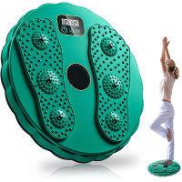 Диск для талії зі лічильником Leikurvo пояс для скручування дошка для скручування пристрій для схуднення поворотний стіл балансувальна дошка (my-17234)