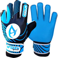 Футбольні воротарські рукавички для дітей та дорослих AFTREN Super Grip, захисні рукавички, розмір 6, сині (my-14114)