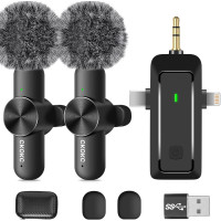 Беспроводные микрофоны для телефонов и компьютеров/ноутбуков CKOKC K2 (my-4064)